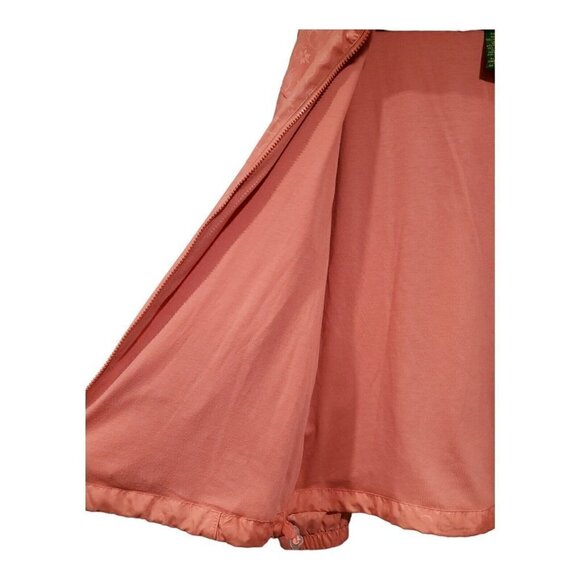 Cabela's Women's Full-Zip Peach Floral Lined Light Jacket Coat Size M - Picture 7 of 11